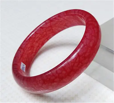 

Free Shipping >> new hot NEW NATURAL RED JADE BRACELET 58MM
