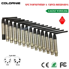 DHL 5Pin светодиодный светильник LCD-WI-DMX DFI 2,4 ГГц беспроводной DMX приемник или передатчик