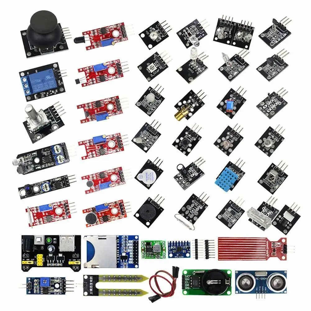 Стартовый комплект модулей датчика s 45 в 1 для arduino лучше чем датчиков 37