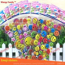 10 sheets/set Cute Emoji Smile Sticker for kids Home wall decor Notebook Message Children Cartoon Vinyl Creative Decor stickers
