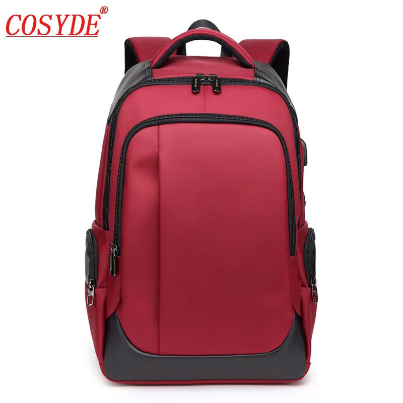

2018 New 3 Colors 15-17 Laptop Backpack External USB Charge Computer Backpacks Anti-theft Waterproof Bags For Men Women Business
