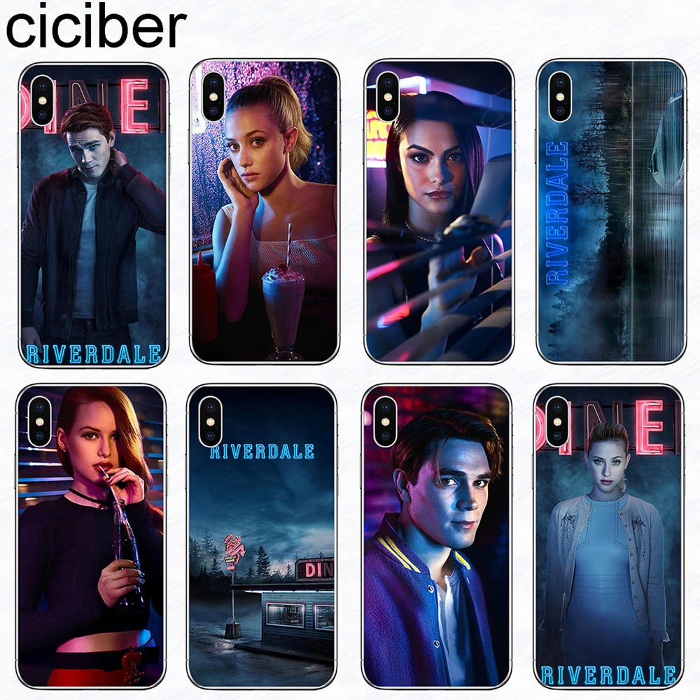 

ciciber Riverdale Phone Cases for Iphone 11 Pro XR XS MAX X Case for Iphone 7 8 6 6S Plus 5S SE Silicone Cover Funda Coque Capa