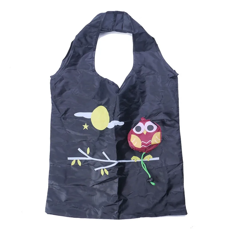 Высокое качество, восстановленная в форме милой Совы сумка для покупок, складная сумка-тоут, переносная Дорожная сумка на плечо, Экологичная - Цвет: A