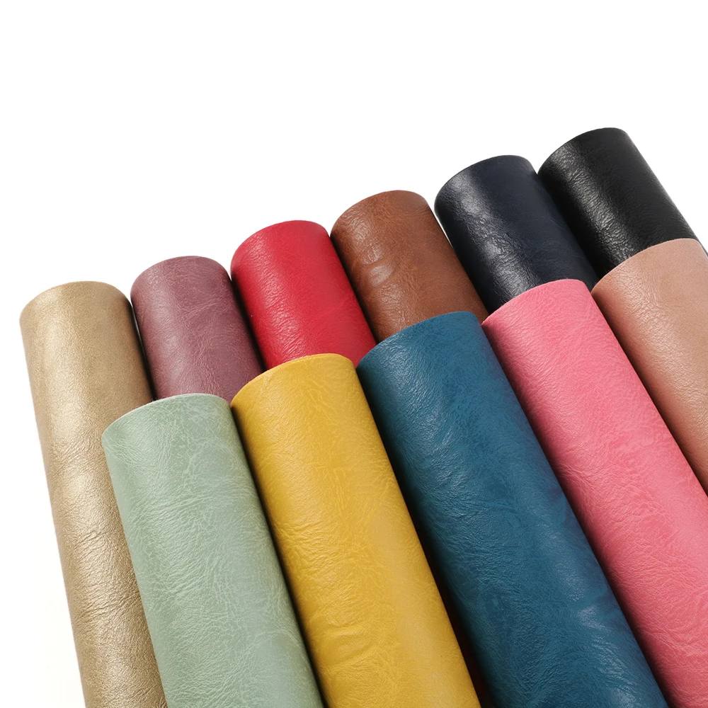 

david angie 13pcs/set 20*34cm Plain Colored Faux Synthetic Leather Set DIY Sewing Bow Handbags Shoes Crafts Material,1Yc6285