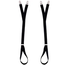 2 шт./компл. Y Стиль резинка для ног на бретелях рубашка туфли без шнуровки на запорные зажимы