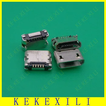 

10pcs/lot Tablet PC Micro USB Jack 5P Mobile Phone Micro USB connector 5pin 2 DIP foot,Charging Port 6.4