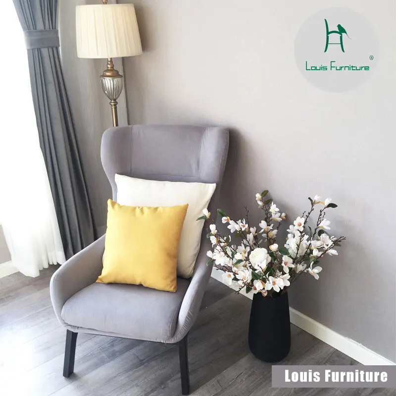 Стулья Louis Fashion для гостиной в скандинавском стиле одинарные простые современные