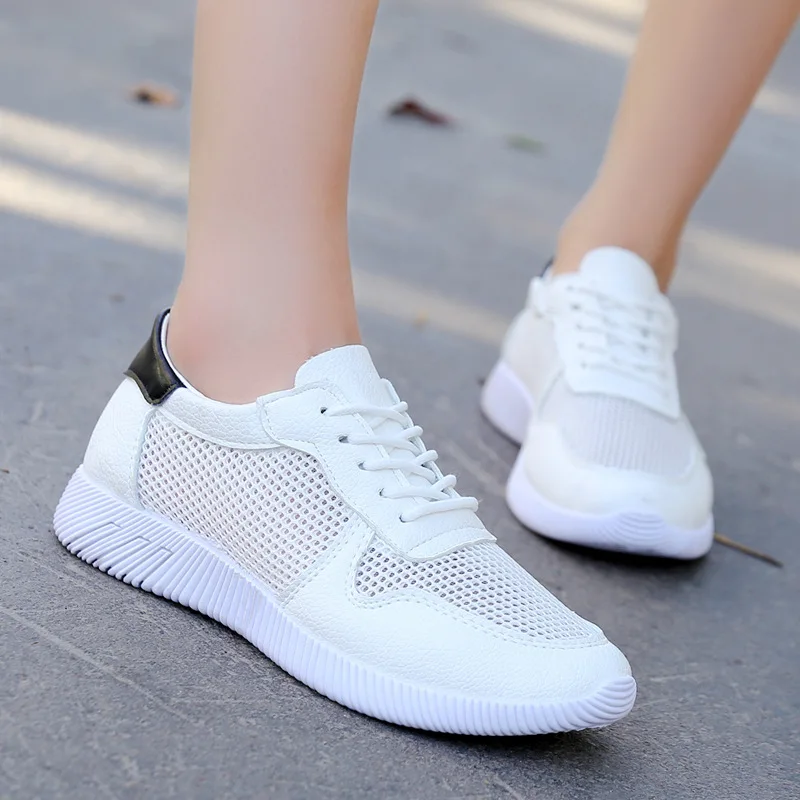 

Autumn Sneakers For Women Lace Up Platform Vulcanized Shoes Female Casual Flats Fashion Footwear For Ladies
