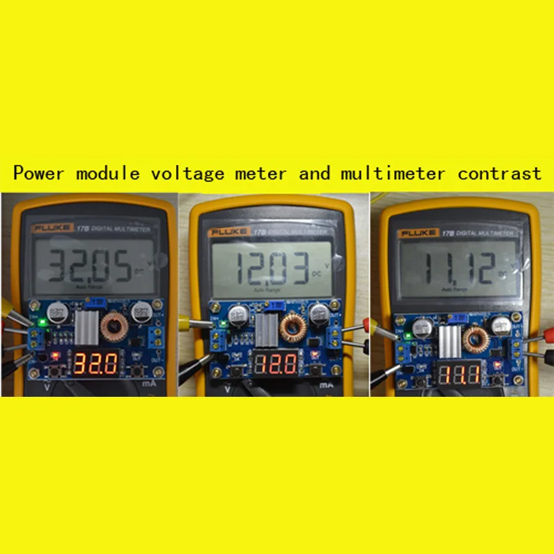 5A DC-DC Регулируемый понижающий модуль с вольтметром