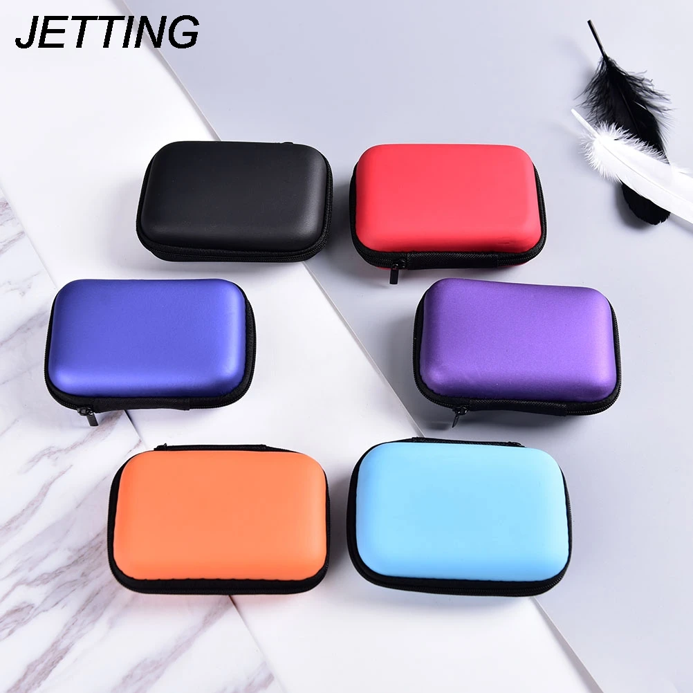 1pc Multi Function Earphone Bags Box Case For Phone Earphone Storage Protective USB Cable