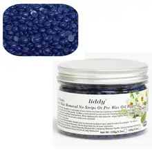 Liddy 150 г/5,3 унций, твердый воск, бобы, без полосок, для депиляции, горячая пленка, твердый воск, гранулы, для воска, для тела, бикини, удаление волос, ромашка 5JY20