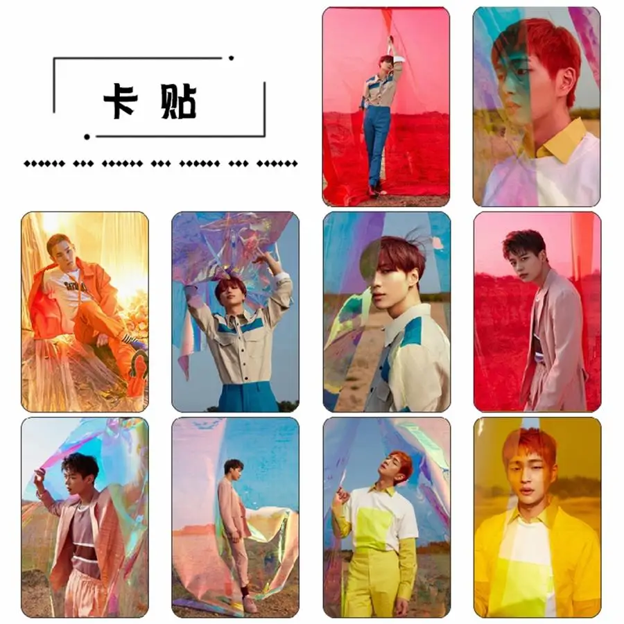 

Kpop SHINEE The Story of Light Sticky Photocards Taemin Onew New Fashion Photo Card Sticker Poster 10pcs