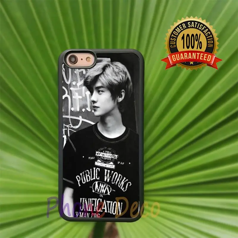EXO kpop моды сотовый телефон случаях для iphone 4 4s 5 5S 5с 7 плюс 6 s splus B0740 |