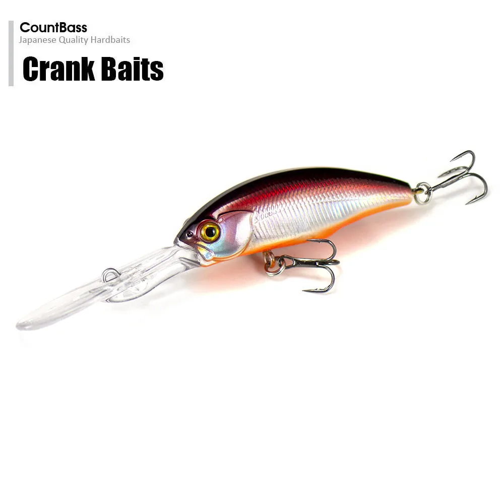 Обратного отсчета 57 мм 7,3 г Shad стиль Crankbaits рыболовная приманка Chatterbait воблер окунь Leurre Peche плавающая твердая приманка