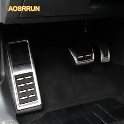 Aosrrun Нержавеющая сталь педаль акселератора Подножка педаль тормоза автомобиля Интимные аксессуары для сиденья Леон MK3 2013-2016