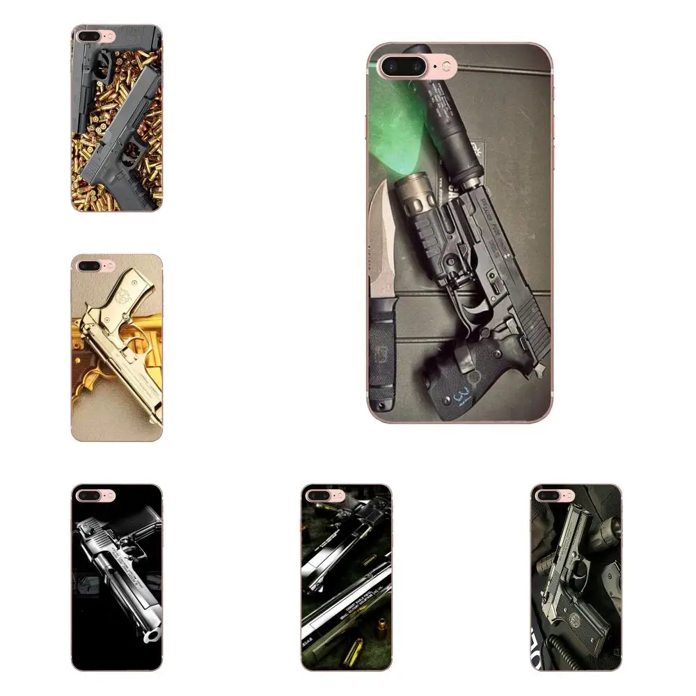 

Pistolas Glock Weapon Gun Bullet For Galaxy Alpha Core Note 2 3 4 S2 A10 A20 A20E A30 A40 A50 A60 A70 M10 M20 M30 Soft TPU Shell