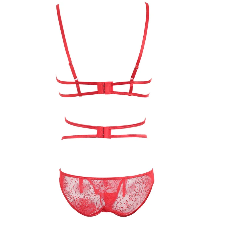 Women Hot Red Sexy Lace Deep V Neck Open Bra Erotic Transparent Lingerie Costumes Underwear Sexy Feather Babydoll Nightwear Women Hot Red Sexy Lace Deep V Neck Open Bra Erotic Transparent Lingerie Costumes Underwear Sexy Feather Babydoll Nightwear