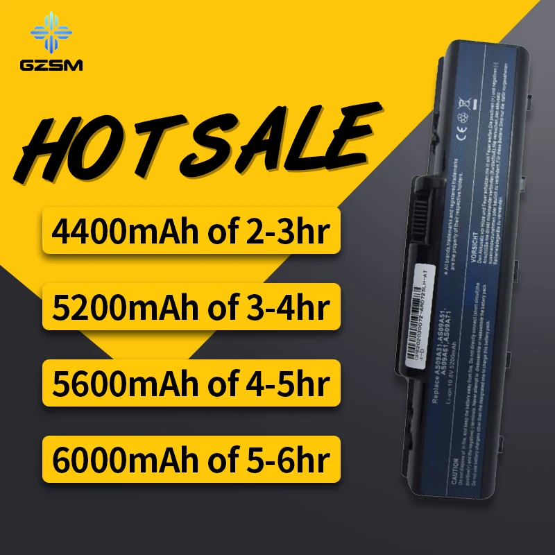 HSW Аккумулятор для ноутбука AS09A61 AS09A41 AS09A31 Acer eMachines E725 E727 G627 G430 G525 G625 G630 G725 D525 D725