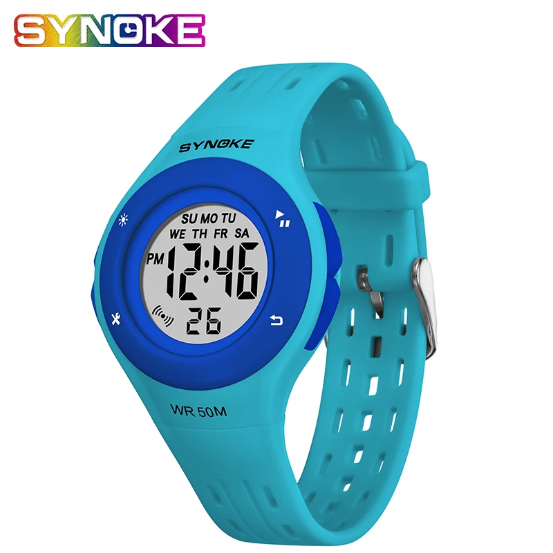 SYNOKE Student Children's Watch Kids Led Fashion Sports Watches Waterproof For Kids relogio infantil menina digital