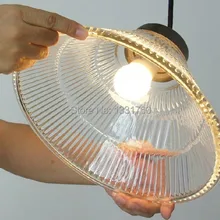 Лампа накаливания Подвесная лампа столовая винтажная стеклянная Подвесная лампа простой подвесной светильник Северная Европа промышленная лампа