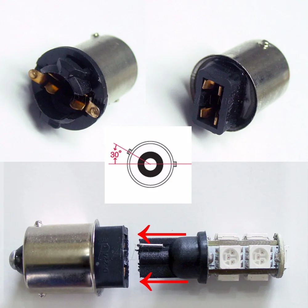 PA LED 2 шт. x T10 168 W5W 5SMD светодиодный автоматический Клин лампы фиолетовый 12 В + BAU15S
