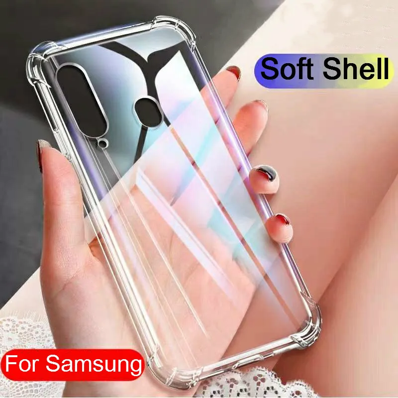 Прозрачный ТПУ чехол для Samsung A70 A60 A50 A40 A30 A20 A10 A20E S10E A2 CORE Galaxy M30 M20 M10 S10 A6 A8 Plus A7 A9 2018