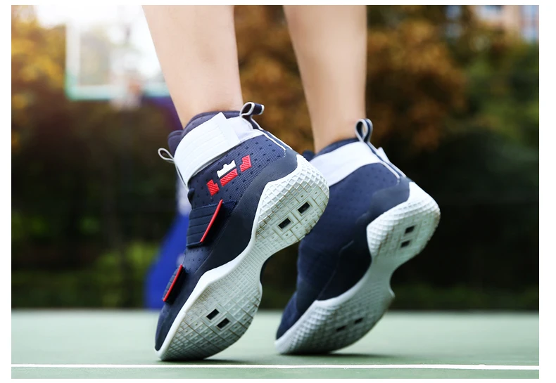 LEIXAG/мужские баскетбольные кроссовки с амортизацией воздуха; мужские спортивные кроссовки; высокие дышащие Нейлоновые кроссовки; Мужская Уличная обувь Jordan