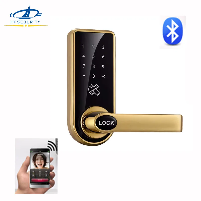 HFSECURITY Wireless Bluetooth Door Lock Password Safety Locks Office
