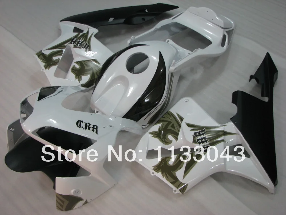 OEM качество инъекции обтекателя наборы для HONDA CBR600RR 03 04 F5 CBR 600 RR 2003 2004 белый черный