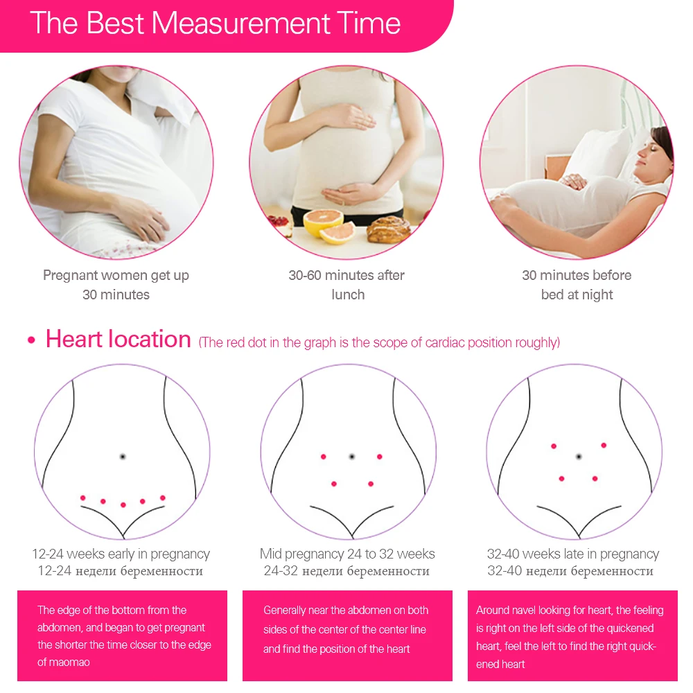 Baby Heartbeat Fetal Monitor Doppler Medical Home Pregnant Baby Stethoscope  Pocket Ce Cfda Prenatal Heart Detector 2.5Mhz Baby Heartbeat Fetal Monitor Doppler Medical Home Pregnant Baby Stethoscope  Pocket Ce Cfda Prenatal Heart Detector 2.5Mhz