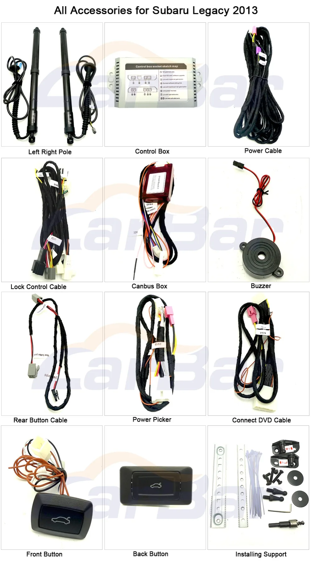 Electric Tail gate lift special for Subaru Legacy 2013 5