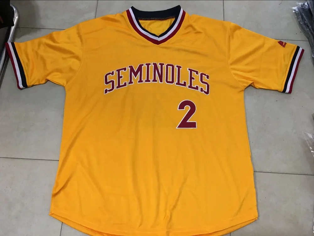 deion sanders florida state baseball jersey