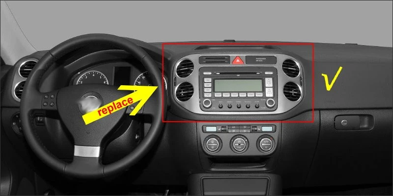 Liislee Android медиа навигационная система для Volkswagen VW Tiguan 2007~ Радио Стерео Аудио Видео Мультимедиа(без DVD плеера