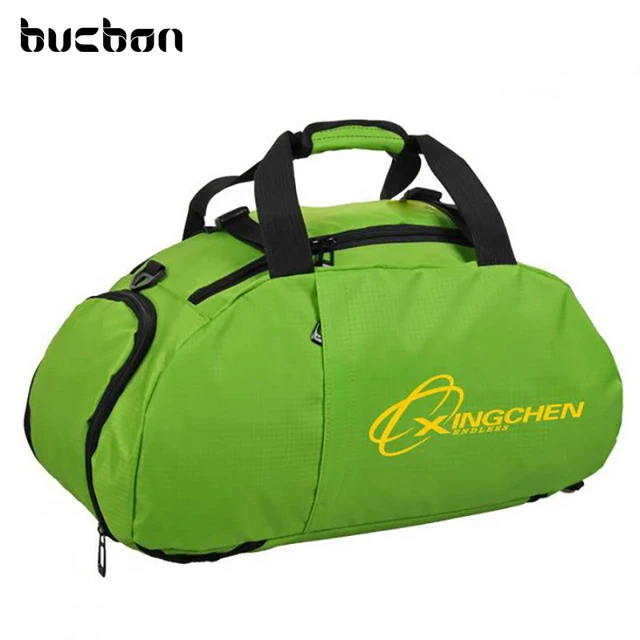 US $12.41 Bucbon Three-use Sports Bag Portable Shoulder Backpack Shoes Storage Men Women Training Fitness Gym