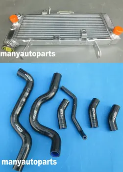 

For SUZUKI SV650N SV650 SV 650 650V 03 04 2003 2004 Aluminum radiator &BLAK HOSE