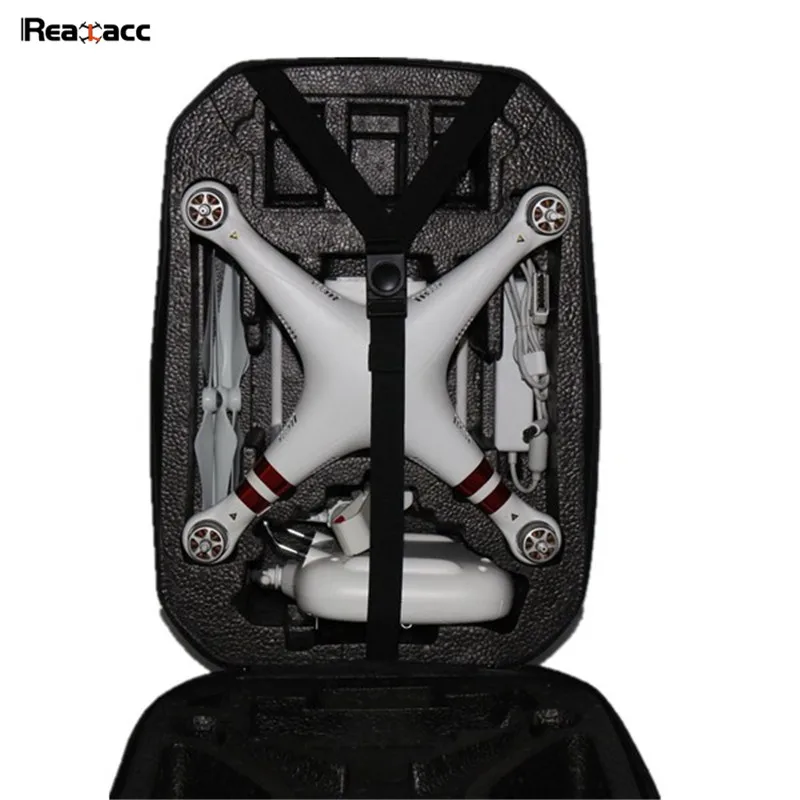 Рюкзак Realacc Hardshell, чехол для переноски, сумка на плечо, чехол для Phantom 2 3 4 PRO RC Quadcopter, черный