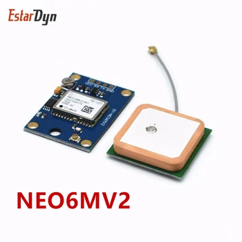 

5pcs GY-NEO6MV2 GY-GPS6MV2 new NEO-6M GPS Module NEO6MV2 with Flight Control EEPROM MWC APM2.5 large antenna(BLUE) C21