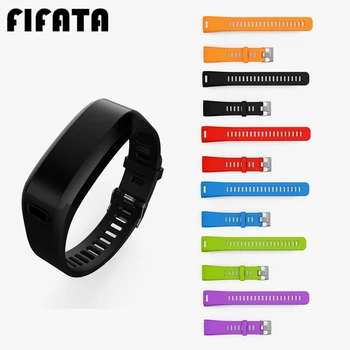 

FIFATA Colorful Silicone Strap For Garmin Vivosmart HR Smart Wristband Replacement Accessories Sport Watch Band For Vivosmart HR
