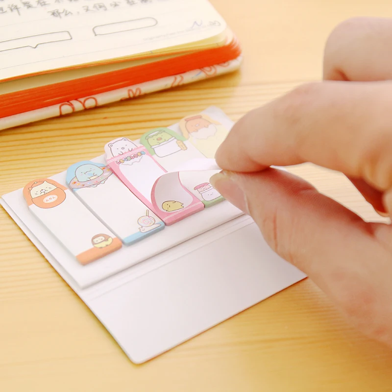 J57 75 страниц/Упаковка милый суши семейный блокнот для заметок Sticky Notes студенческие канцелярские принадлежности Школьные офисные принадлежности