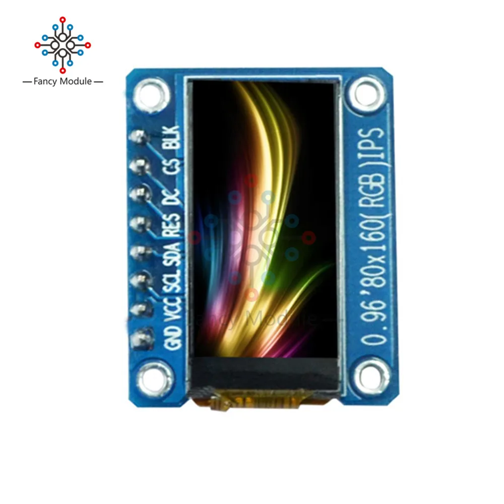 Ips 0,96 дюймов 80X160 ips SPI HD 65K lcd полноцветный дисплей lcd модуль ST7735 Привод IC 80*160 3,3 V SPI интерфейс(не OLED