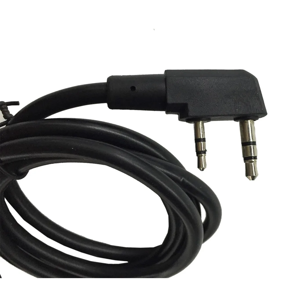 Waterproof PTT Cable 2pin Plug for Z Tactical Comtac II H50 MSA SORDIN H60 HD03 Noise Reduction Headset For Kenwood 2 way radios (6)