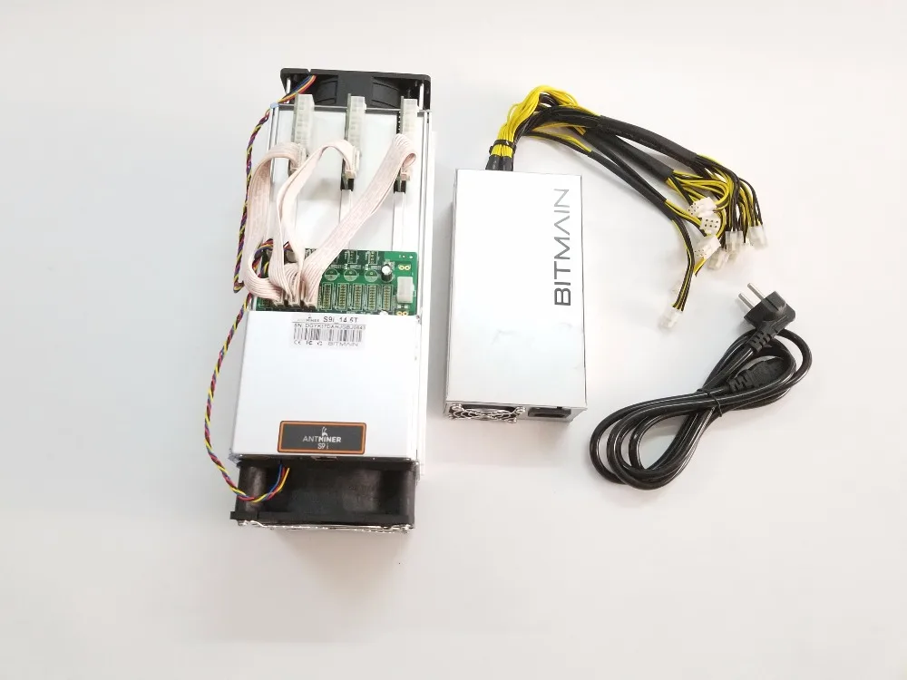 YUNHUI новейший AntMiner S9i 14,5 T Биткоин Майнер с битмайн APW7 1800 Вт Asic Майнер SHA-256 Btc BCH Майнер лучше, чем Antminer S9