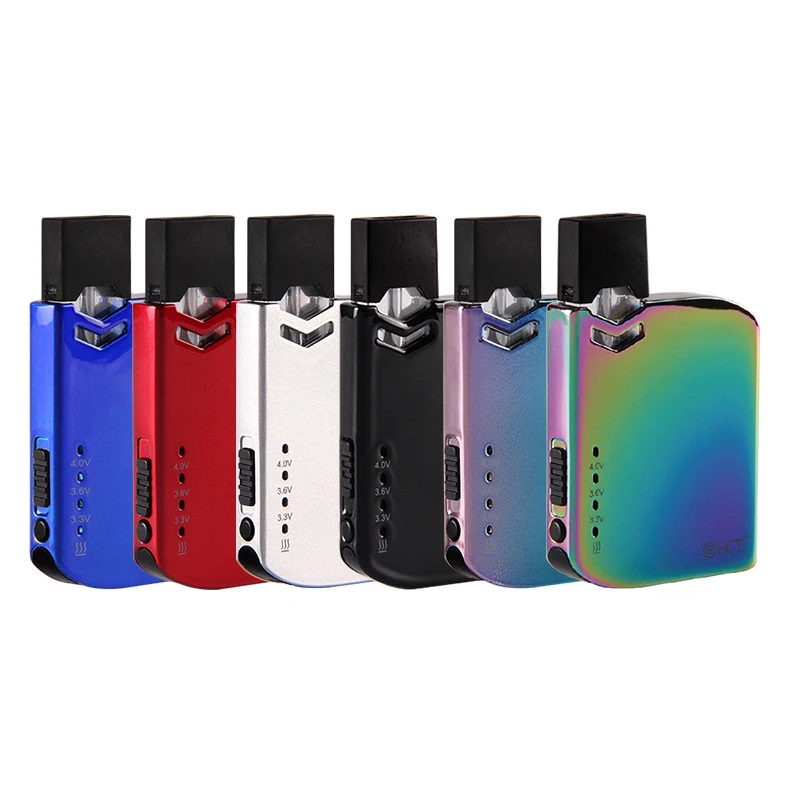 E Cigarettes Kit ECT Robin Pod System Vaporizer 2 in 1 420mah VV Battery 0.5ml 1.4ohm Atomizer Vape Pen For Thick Oil Original