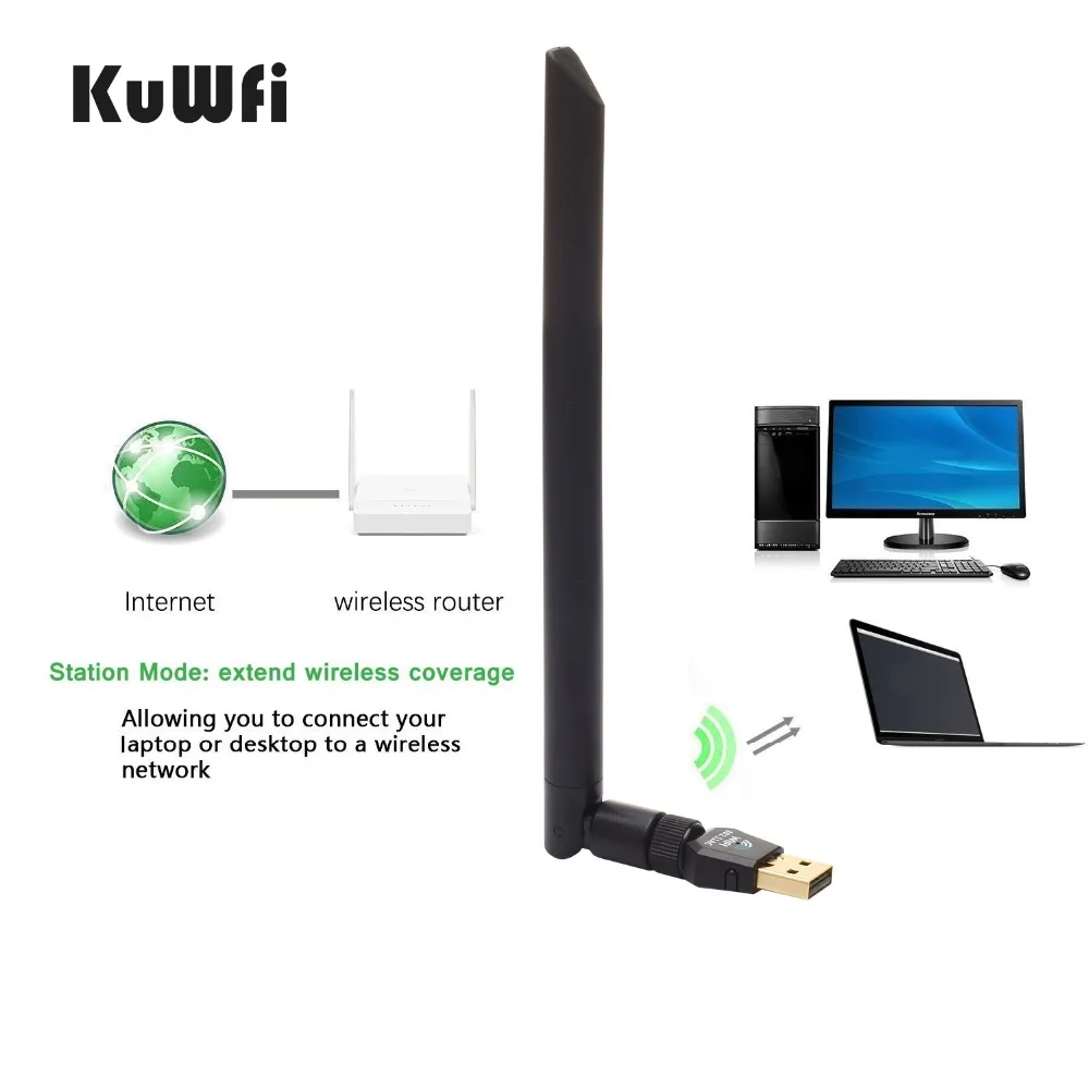 600 Мбит/с USB Беспроводной Вай Фай адаптер Чипсет RTL8811AU Wi Fi модем 11AC сетевая карта