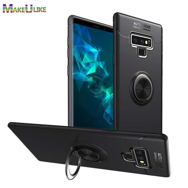 

MAKEULIKE Ring Slim Note9 Cover For Samsung Galaxy Note 9 Case Soft TPU Phone Back Cases For Samsung Galaxy Note 9 Cover