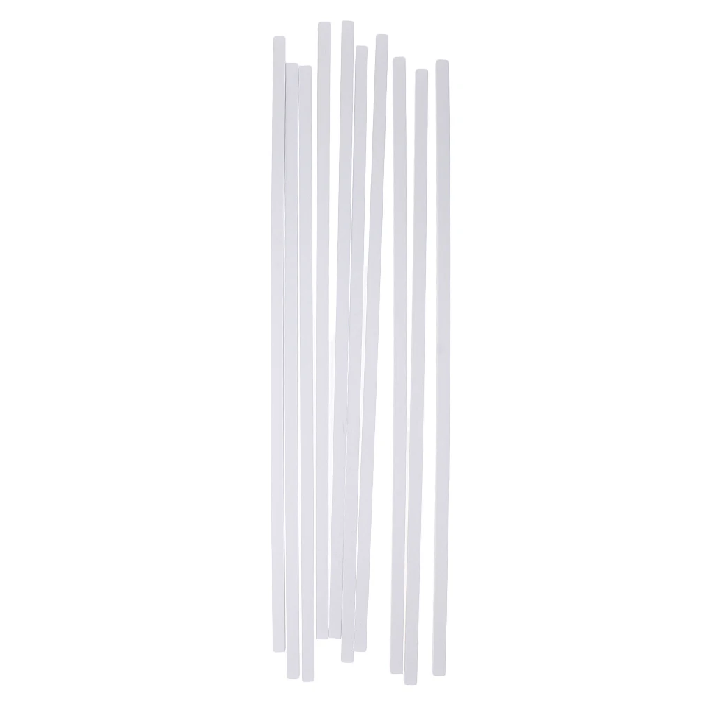 10Pcs 250mm Length ABS Plastic Square Tube Pipe Rod Stick Architectural Model Making Building DIY Sand Table Model Materials