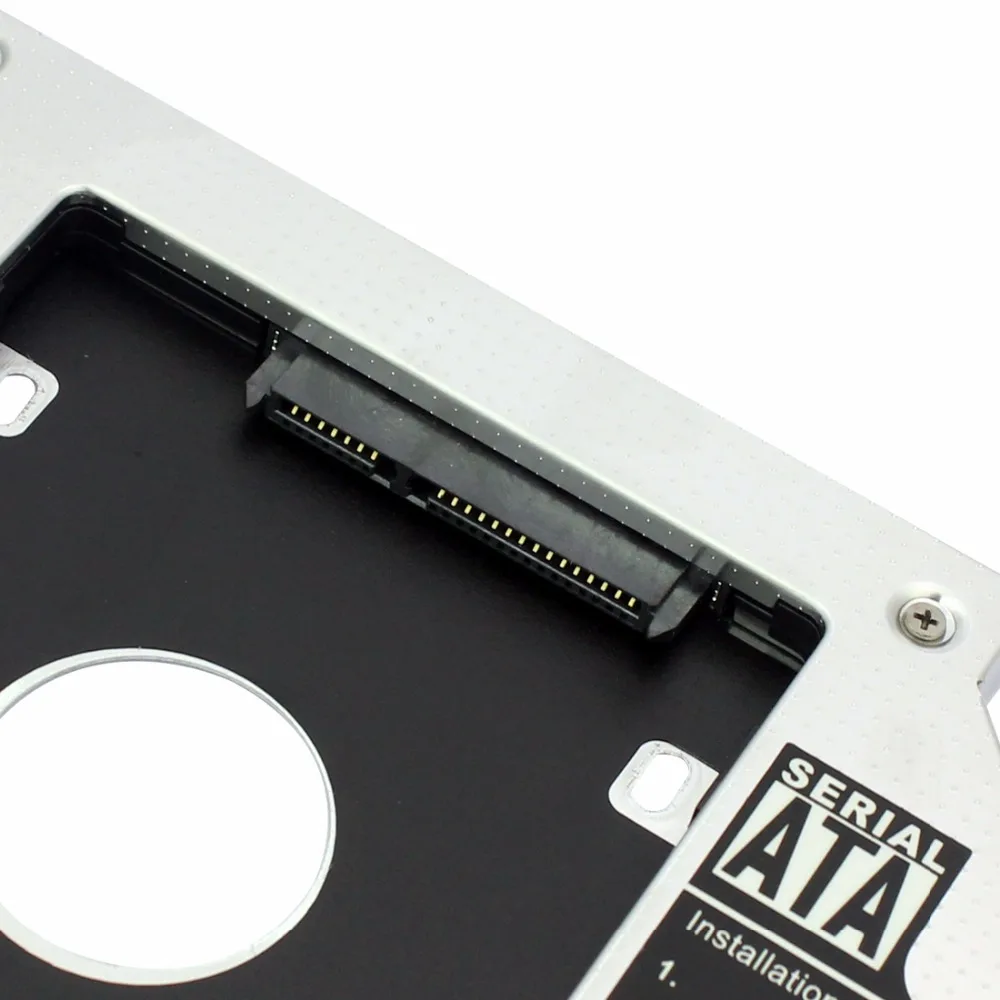 SATA 2-й жесткий диск SSD HDD Caddy для MacBook Pro A1278 A1286 2," /9,5 мм SATA для SATA HDD Caddy