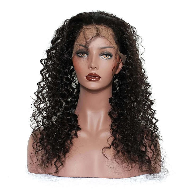 360 Lace Frontal Closure Pre Plucked Baby Hair Deep Wave Ear To Ear Lace Frontal Closure Brazilian Remy Human Hair Dolago