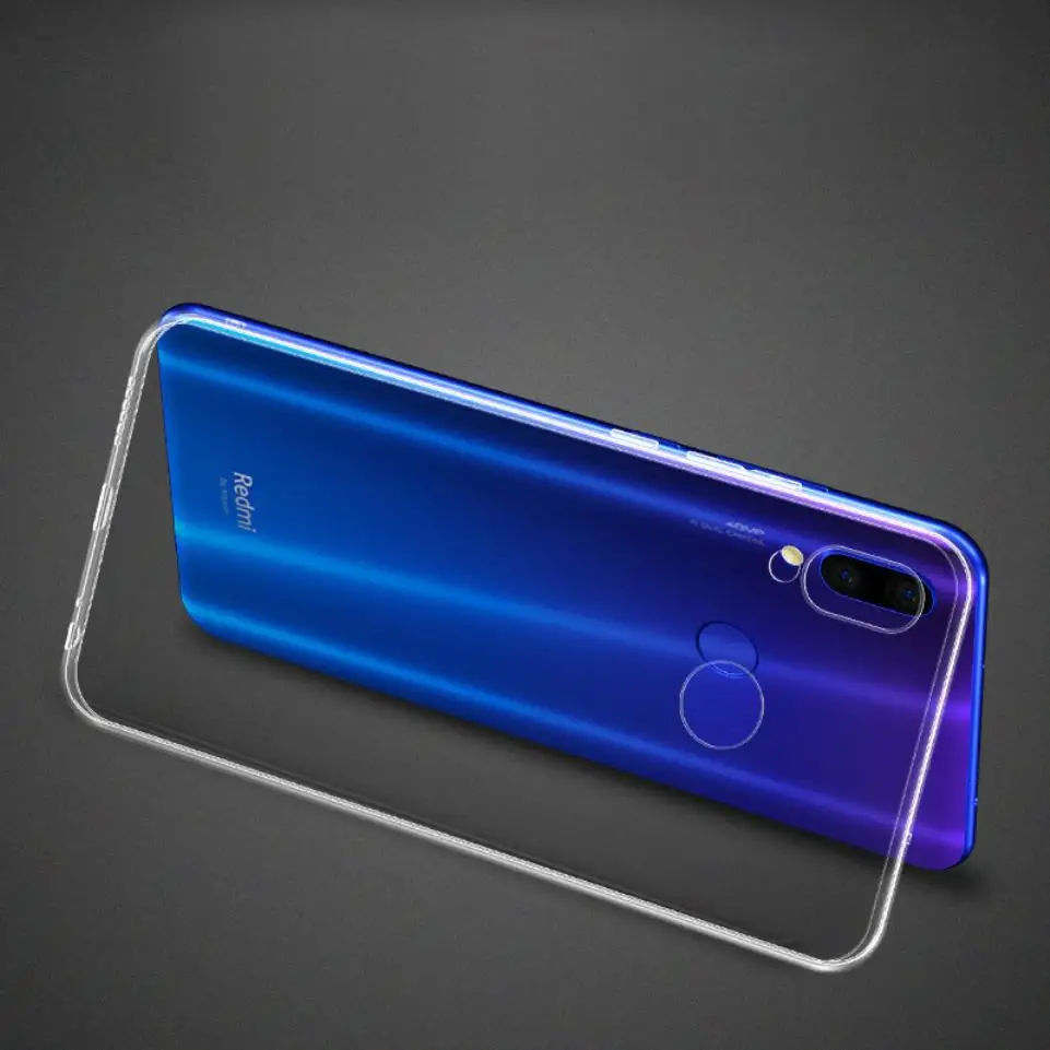Для Meizu Note 9 чехол тонкий прозрачный Мягкий ТПУ силиконовый гелевый мобильный