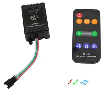 

SP106E WS2812B WS2811 Light Strip Module 5-12V Music Controller